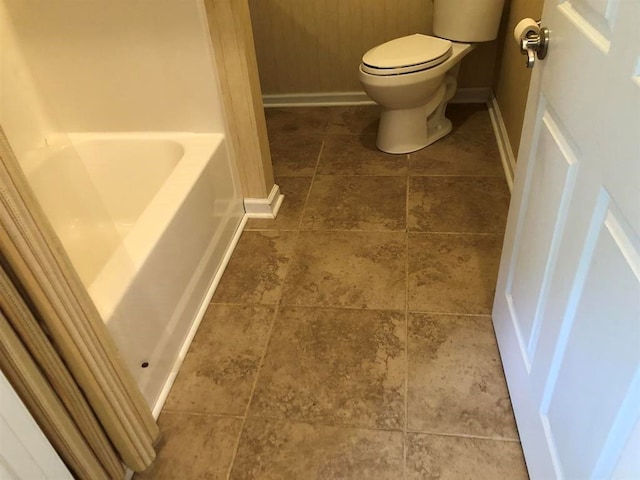 104 Wesley Ct, Eatonton, GA 31024 - full bath with a bath and wood walls