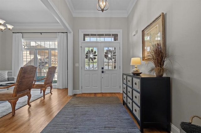 entrance to property featuring french doors