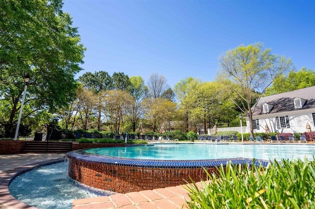 view of community pool