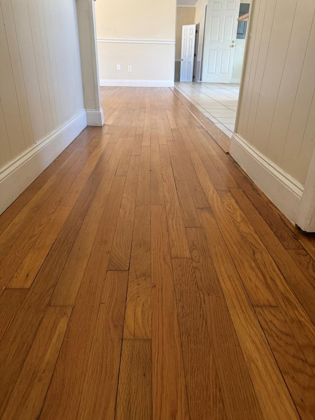 interior space featuring light wood-type flooring