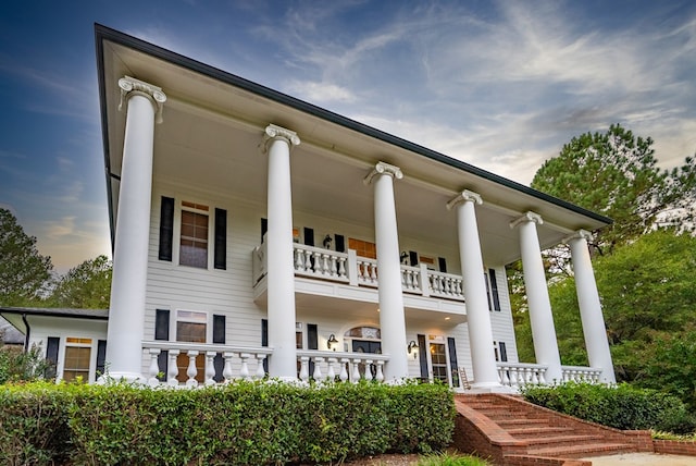 view of rear view of property