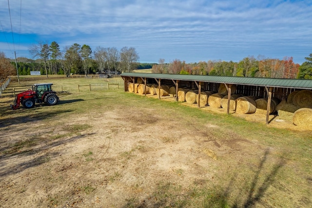 view of stable