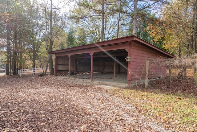 view of outbuilding