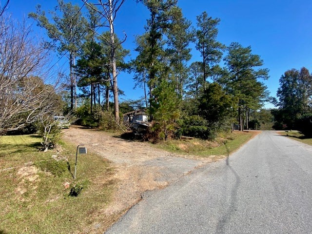 view of road