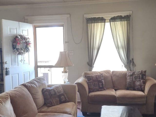 144 Bell Ave, Milledgeville, GA 31061 - living area with ornamental molding
