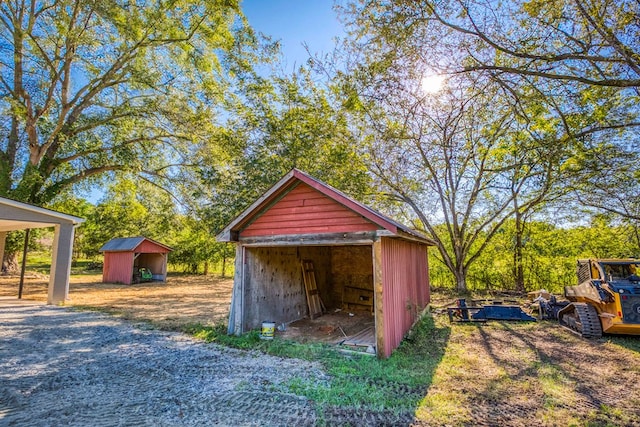 view of outbuilding