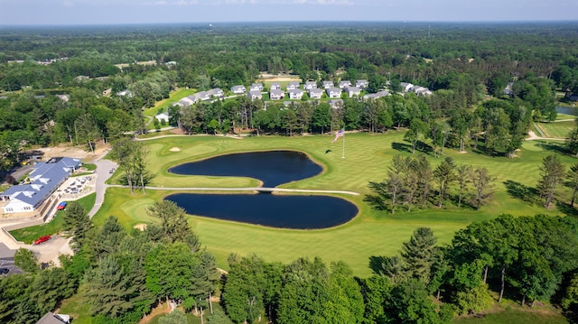 12737 Sanctuary Pl, Grand Haven, MI 49417 - aerial overview of property's location featuring a forest, a nearby body of water, a local golf course, and nearby suburban area