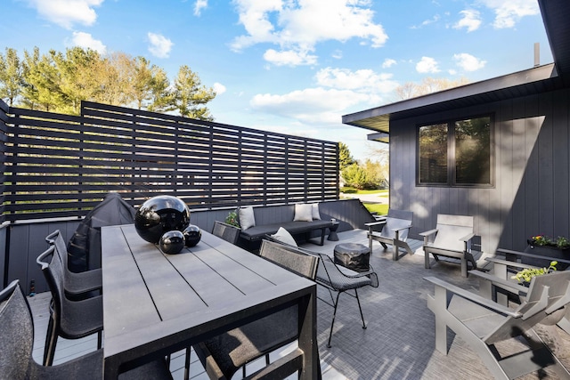 12737 Sanctuary Pl, Grand Haven, MI 49417 - view of patio featuring outdoor lounge area and outdoor dining space
