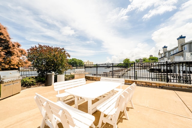 view of patio / terrace featuring area for grilling