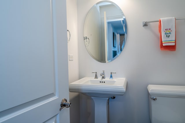 bathroom with toilet