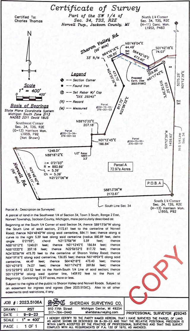 Listing photo 2 for 0 Sharon Valley Rd, Brooklyn MI 49230