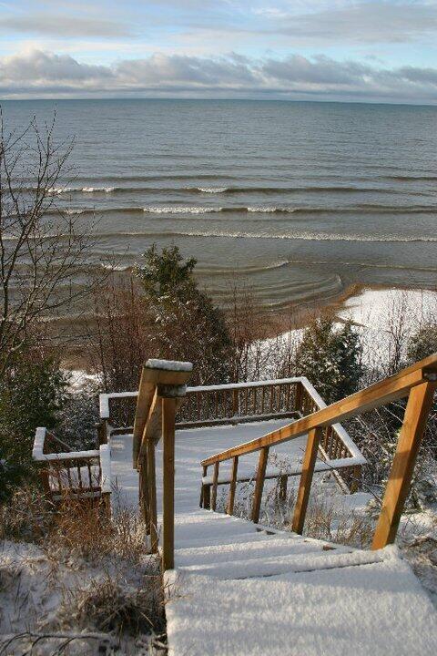 view of water feature featuring a view of the beach