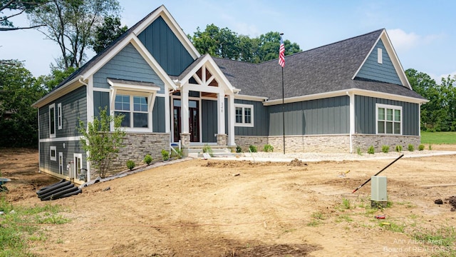 view of craftsman inspired home