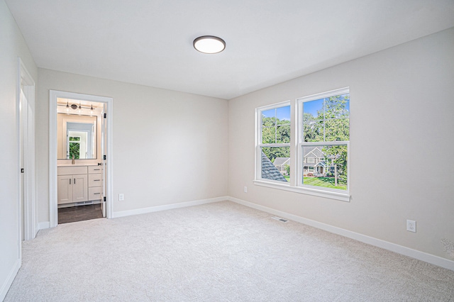 spare room featuring carpet floors