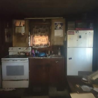 kitchen with white appliances