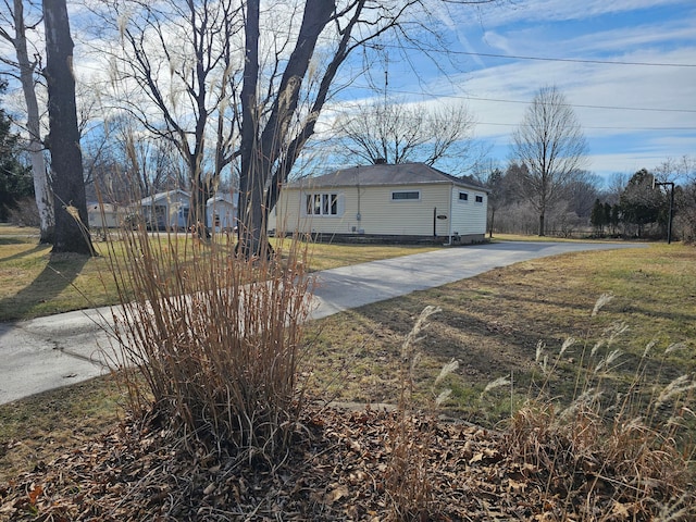 view of yard