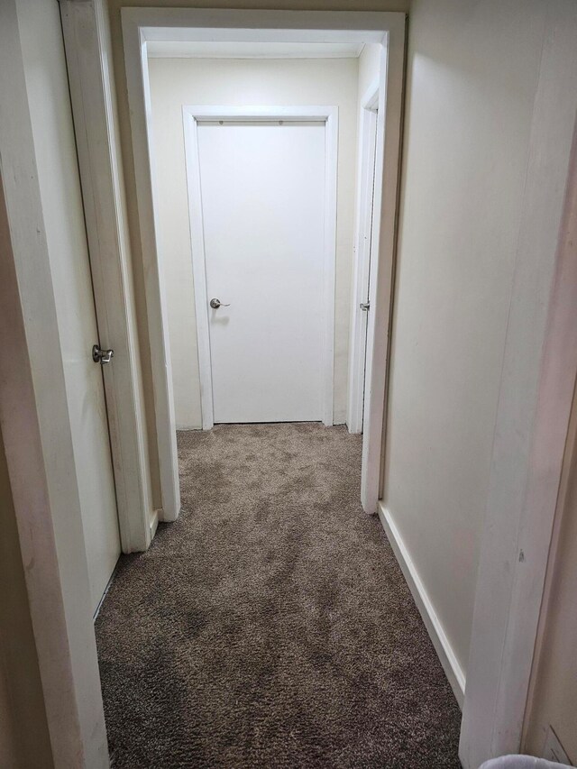corridor featuring carpet