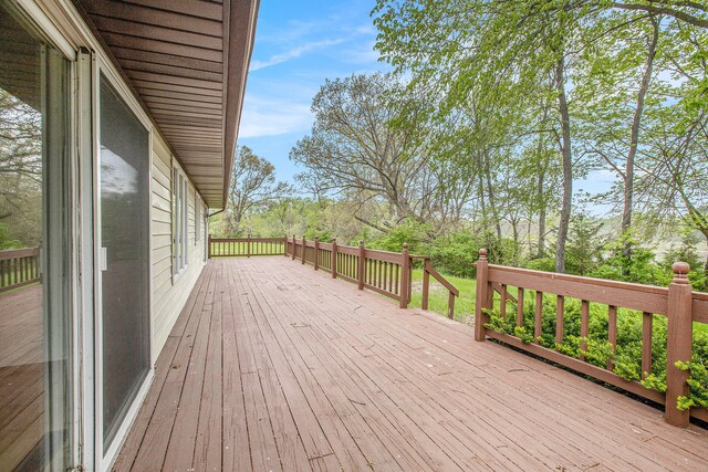 view of deck