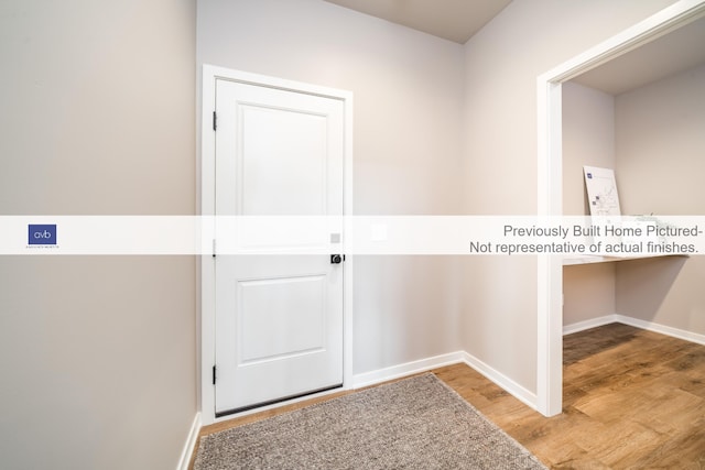 interior space featuring light hardwood / wood-style flooring