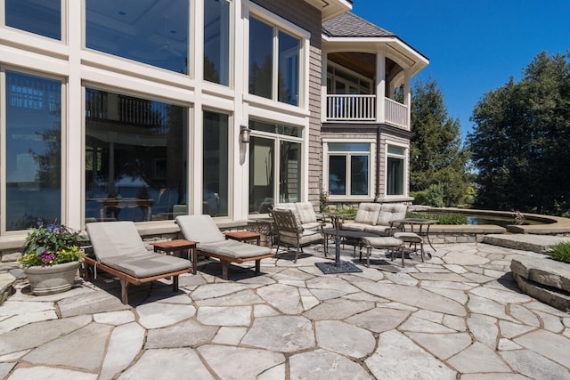 view of patio / terrace featuring outdoor lounge area