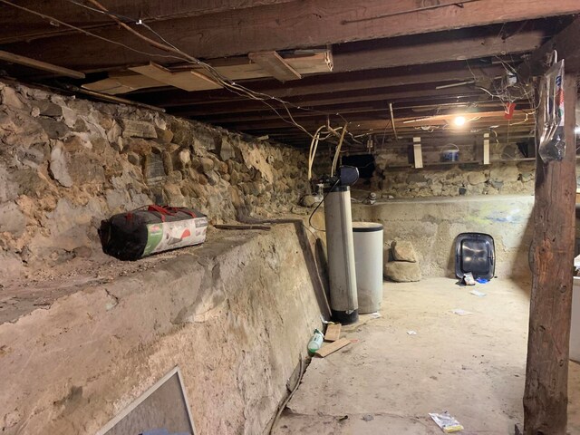 view of basement