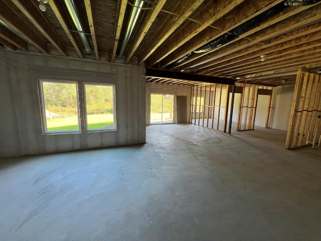 miscellaneous room featuring concrete flooring