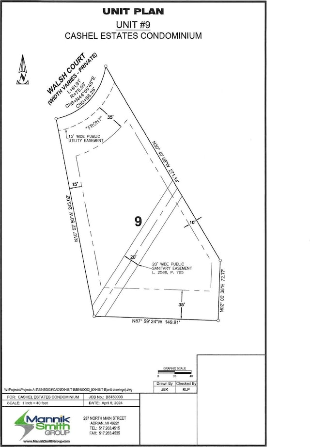 8809 Walsh Ct, Onsted MI, 49265 land for sale