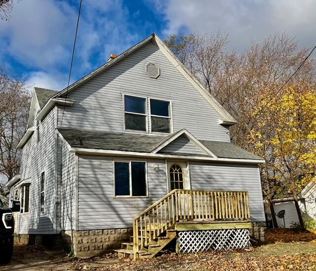 view of back of property