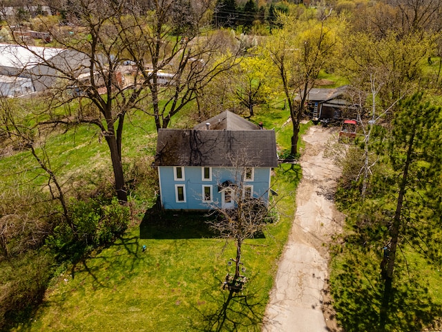 view of aerial view