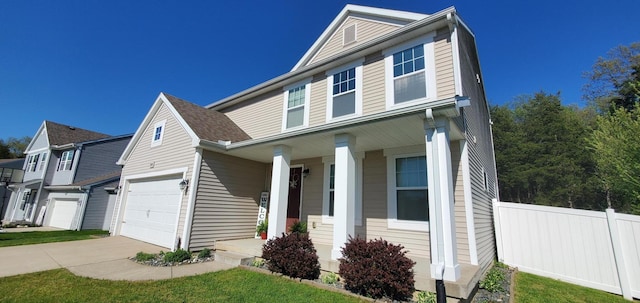 view of front of house featuring a porch