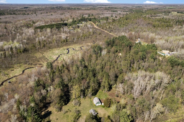 view of aerial view