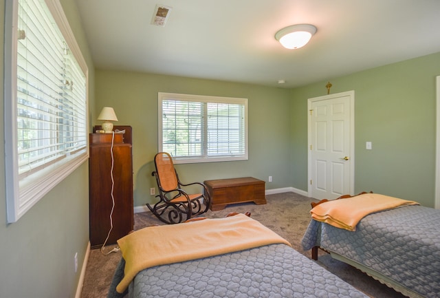 bedroom featuring carpet floors