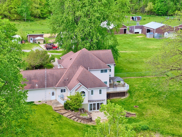 view of aerial view