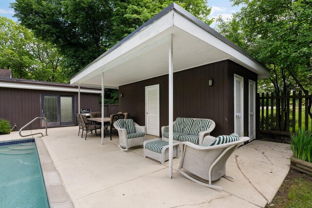 view of patio