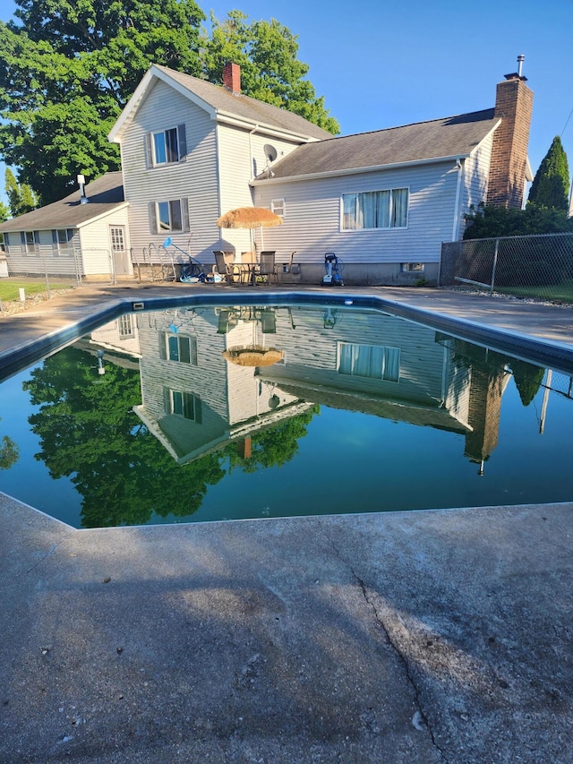 view of pool