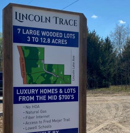 Lincoln Trce, Lot Lowell MI, 49331 land for sale