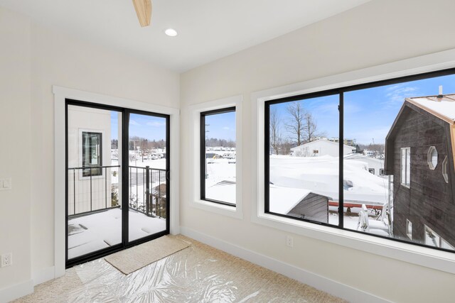 entryway featuring a healthy amount of sunlight