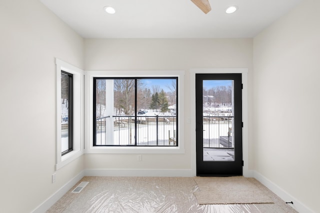 view of entrance foyer