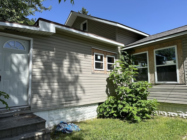 view of home's exterior