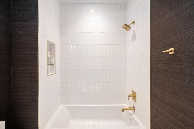 bathroom with shower / bathing tub combination