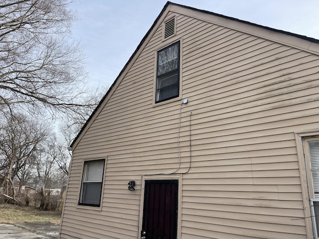 view of rear view of property