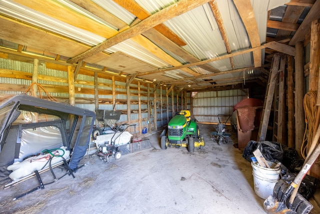 view of storage room