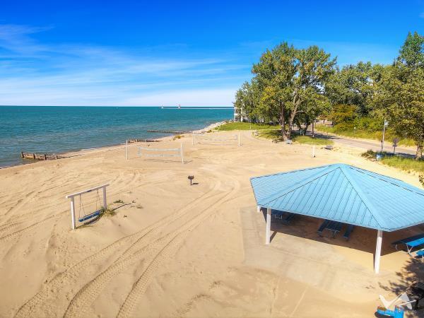 water view with a beach view