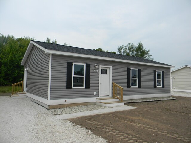 view of manufactured / mobile home