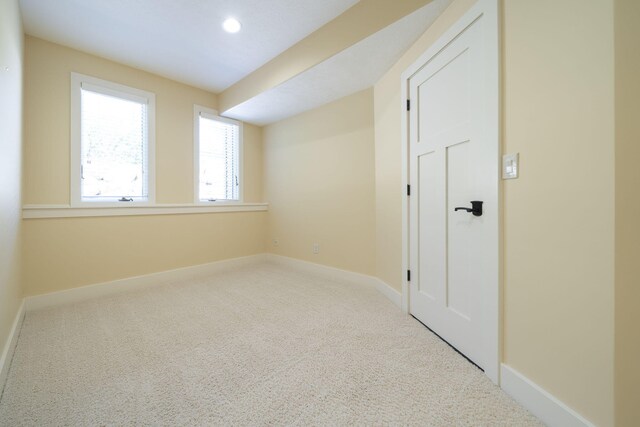 bonus room featuring carpet