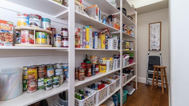 view of pantry