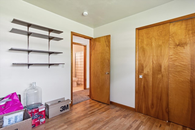 interior space featuring hardwood / wood-style floors