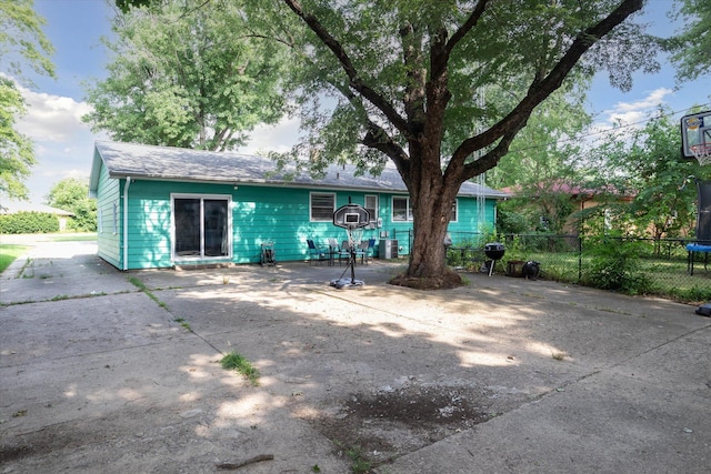 back of house featuring a patio