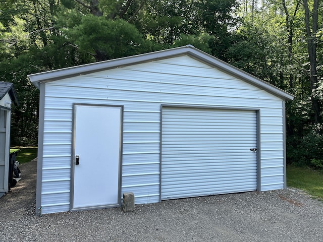 view of outbuilding