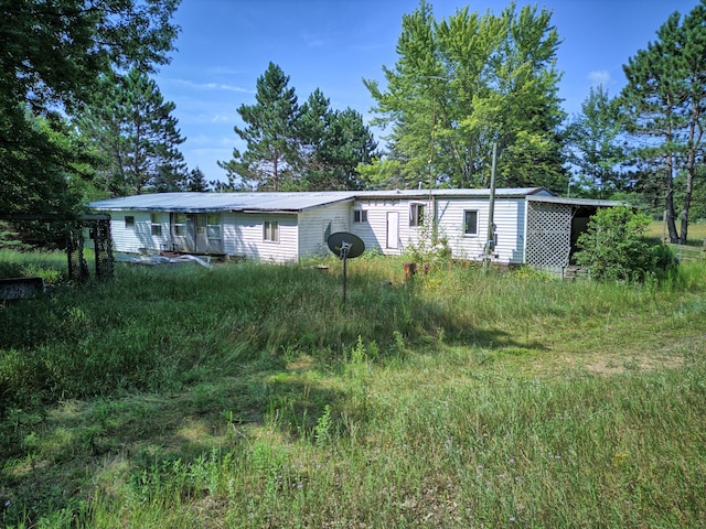 view of manufactured / mobile home